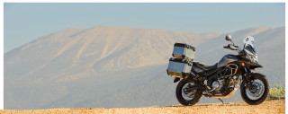 Motorcycle dirt road mountain range 2 - a dirt road in front free wallpaper