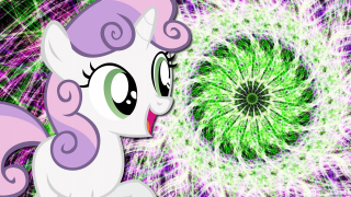 Pinkie pony green purple background - anish kapoor free wallpaper
