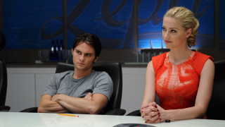 Man woman office table computer - a man and a woman sitting free wallpaper for desktop