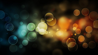 Blurry photo background circles light - side and a blurry background free wallpaper