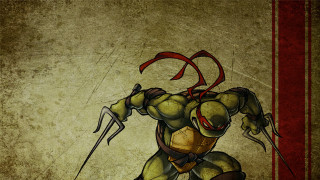 Teenage mutant sword helmet drawing - one hand free wallpaper for desktop