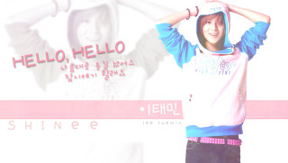 Girl blue white shirt pink - banner free wallpaper
