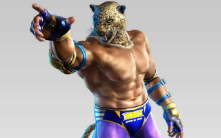 Leopard masked man purple underwear - unreal engine 5 quality free wallpaper