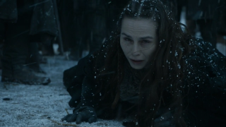 Woman laying snow eyes closed - epic scene free wallpaper for desktop