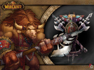 Horned man sword fantasy magic - horn free wallpaper for desktop