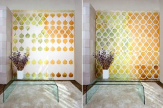 Vase flowers glass table pattern - flower in front free wallpaper