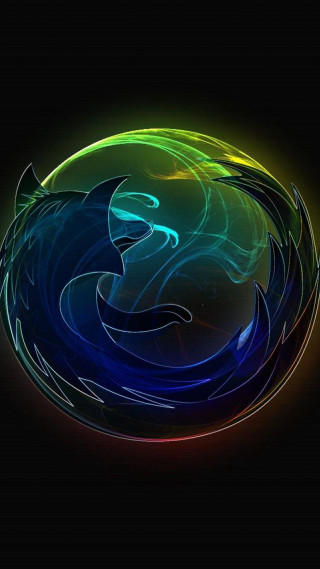 Colorful abstract background circular shape - dark background free wallpaper for mobile