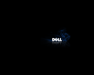 Dell logo dark reflection image - a dell logo free wallpaper