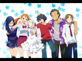 Group people white background blue 2 - blue flower free wallpaper for desktop