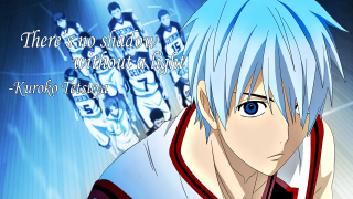 Anime blue hair character quote - shadow free wallpaper