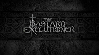 Bastard executive logo black background - a white font free wallpaper