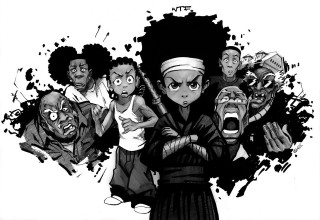 Scared group blackwhite anime manga - black arts movement free wallpaper