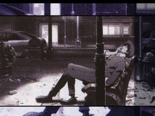 Woman bench room car man - free vintage wallpaper