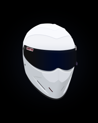 White helmet black visor black - a white helmet free wallpaper
