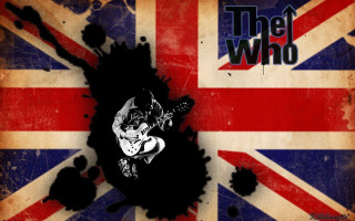British flag guitar the who - a british flag free wallpaper