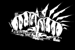 Hands knife fork city drawing - tattoo free wallpaper for desktop