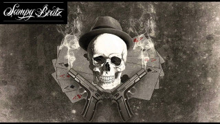 Skull hat guns table smoke - art fitzpatrick free wallpaper