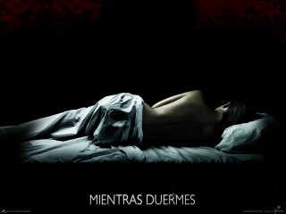 Woman bed darkroom redlight blackcloak - tachisme free wallpaper