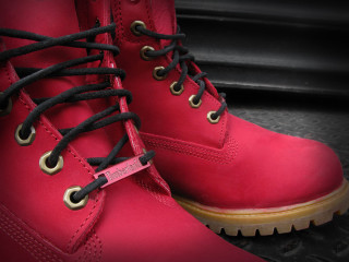 Red boots black laces stepway - a pair free wallpaper for desktop