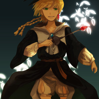 Cartoon character wand flower butterflies - a cartoon character holding free wallpaper for tablet