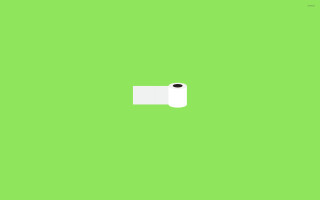Toilet paper green background black - minimalist free wallpaper