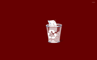 Ice cream cup straw red - dorothy coke free wallpaper
