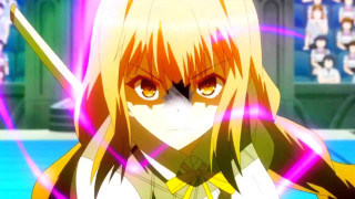 Anime character long blonde hair 5 - orange eye free wallpaper