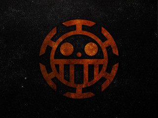 Logo black background red circle - eiichiro oda free wallpaper