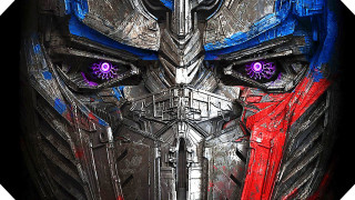 Robot face purple eyes red - a red stripe free wallpaper