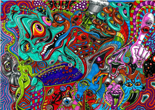 Group people colors patterns painting - ed roth free wallpaper for desktop