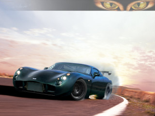 Car driving road cat eyes - the side of its free wallpaper for desktop