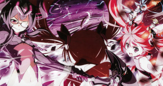 Anime girls long hair purple - aya goda free wallpaper for desktop