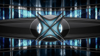 Blue black abstract star trek - center piece free wallpaper