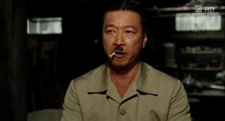 Man mustache shirt smoking cigarette - chang daichien free wallpaper for desktop