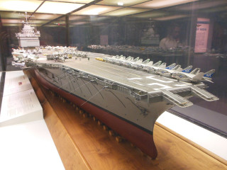 Battleship model museum display wooden - wooden free wallpaper