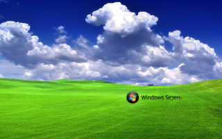 Green field blue sky clouds 91 - a green field free wallpaper for desktop