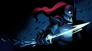 Cartoon sword glowing eye dark - dark soul free wallpaper