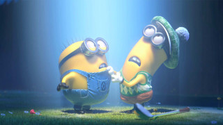 Minions grass light rayonism pastel - daarken free wallpaper