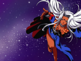 Whitehair blue dress horse stars - fabien charuau free wallpaper