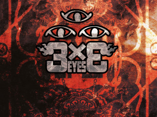 Red black demon eyes xx8 - symmetrical eye free wallpaper