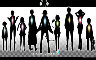 Group silhouettes light dog people - aya goda free wallpaper for desktop