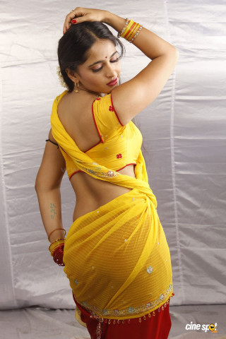 Woman yellow sari posing picture - a photocopy free wallpaper for mobile