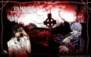 Anime couple cross redsky redlight - a red sky free wallpaper