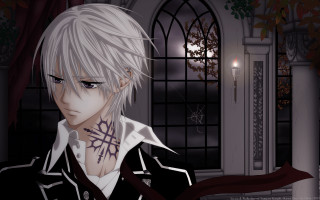Gothic anime man whitehair blackjacket - cedric seaut keos masons free wallpaper
