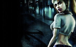 Woman tattoo stomach dark alleyway - her stomach free wallpaper for desktop