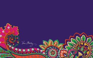Colorful paisley design purple blue - betye saar free wallpaper