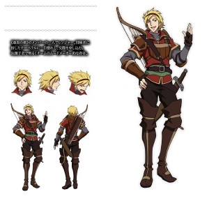Blonde armored hero bow arrow - a blonde free wallpaper for tablet