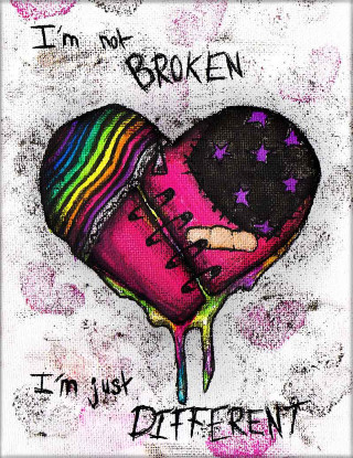Heart broken clothing iamnotbroken gothic - im free wallpaper for mobile