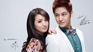 Man woman posing white gray - a picture together free wallpaper for desktop