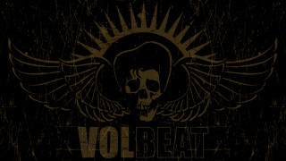 Skull wings sun volbeat gold - adolf born free wallpaper
